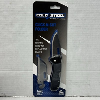 Cold Steel Click N Cut Folder Durable Hunting & Hiking Steel 5 Oz Compact 7''