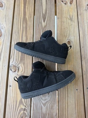 DC Shoes Court Graffik Men's Size 9 Black Skate Sneakers