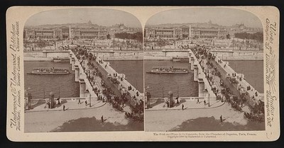 Paris, The Pont and Place de la Concorde, from the chamber of deputies, France