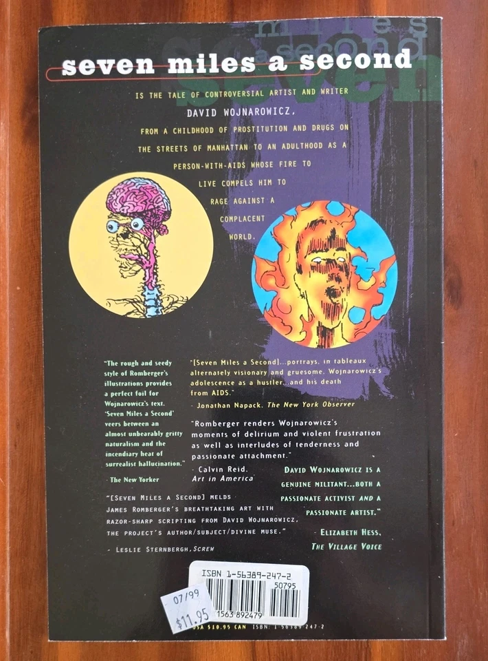 2 copias Seven Miles a Second 1996 1ª EDICIÓN GN Vertigo Verite DC Wojnarowicz Foto 2 de 4