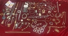 Vintage Costume Jewelry Brooch Ring Necklace Bravely Pin Lot Estate NO RESERVE 1