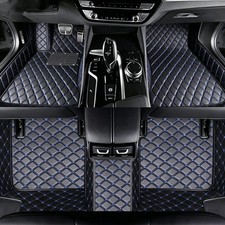 Luxury Car Floor Mats Custom For Mustang 2005-2023 All Surrounded Pu Leather