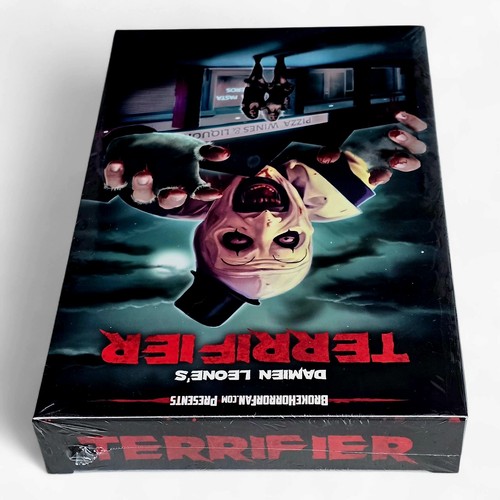 TERRIFIER VHS OFFICIAL 2025 LIMITED Book Box EDITION w/RED GLOW IN THE DARK TAPE - Picture 7 of 8