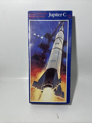 Glencoe Models Jupiter C Rocket   1:48   Vintage 1990 Kit# 05103 Open Box