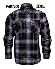 DIXXON Flannel x ANTHRAX -SPREADING THE DISEASE - Collab Flannel -Men's 3XL