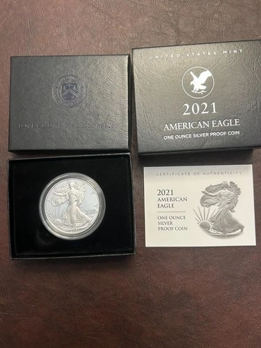 American Eagle 2021-W One Ounce Silver Uncirculated Coin - West Point