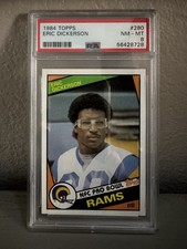1984 Topps #280 Eric Dickerson Rookie PSA 8 NM-MT NFC Pro Bowl Rams RC!
