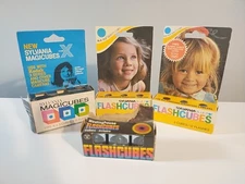 Sylvania and Westinghouse Flashcubes and Magicubes 6 New 3 Partial- 30 Flashes 