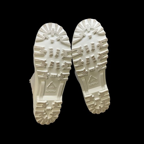 Stivali SUPERGA stile S6116DW-AFP taglia 9,5 donna uomo 8 stivali stringati beige tela - Foto 13 di 15