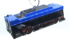 Christmas Ornament for Metropolitan Transit Bus Black Blue Orange