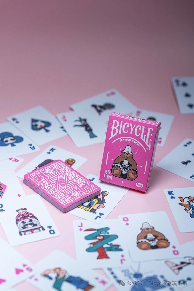 BICYCLE Decades Playing Cards4種 Vintage 1990 Miniature Bicycle Rider Back Playing Cards 404