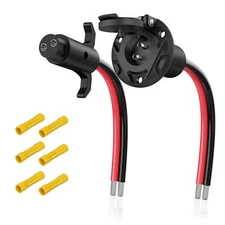 Heavy Duty Marine Boat Trolling Motor Plug & Socket, 2-Wire 8 AWG (Gauge),12/24V