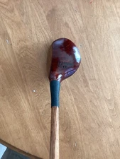 Antique Hickory Wood Shaft AJ Reach 15* Long & Heavy Spoon Golf Club