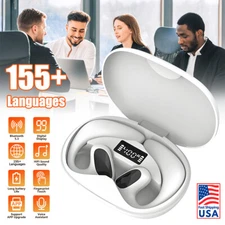 Smart Translator Earbuds 155 Languages High Accuracy Wireless Bluetooth Two Way*