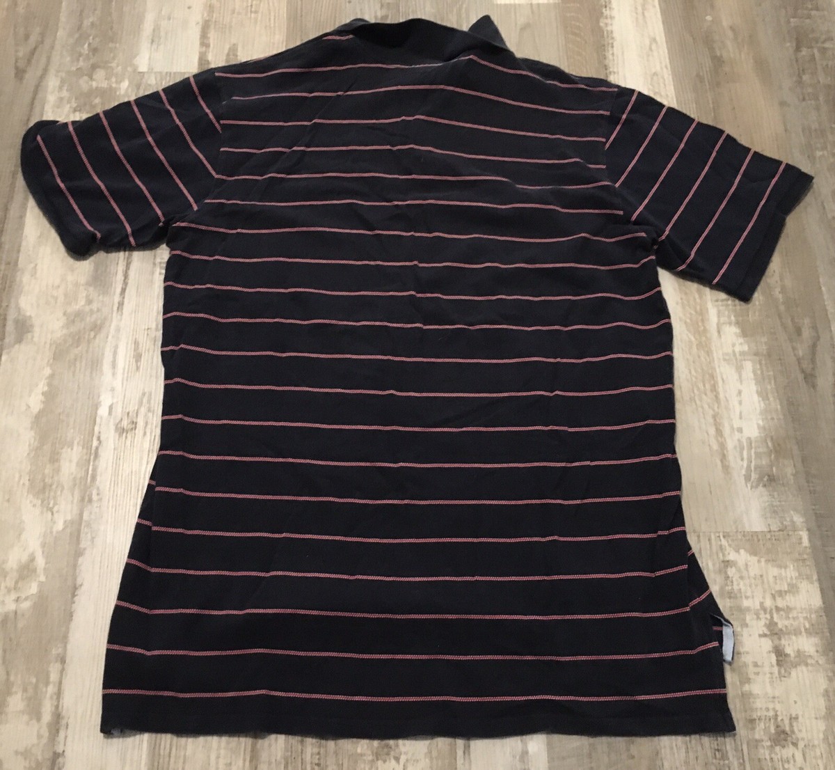 Vintage Ralph Lauren Polo Shirt Mens XL Navy Striped Polo Vintage Ralph Lauren Polo Shirt Mens XL Navy Striped Polo