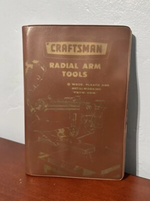 #ad #ad Craftsman Radial Arm Tools Operations Manual Know How 1960 Sears Woodwork Metal $9.99