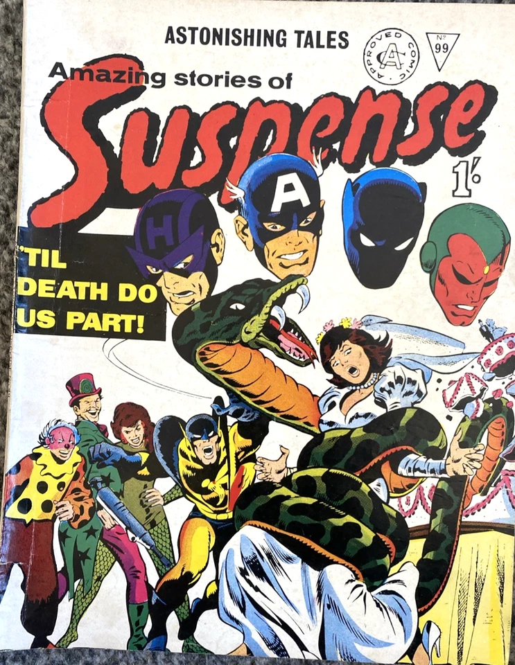 AMAZING STORIES OF SUSPENSE. NUMBER'S 90-91 99 104 125 & 203 (6 ALAN CLASS LOT). - Image 4 of 4