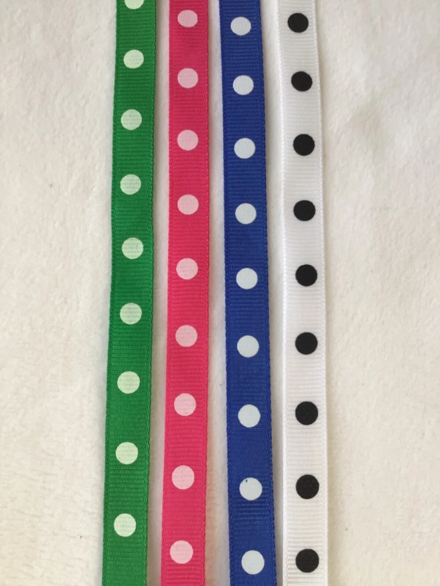 Polka dot 2024 grosgrain ribbon