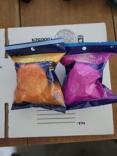 Bolas Playglow Glow NUEVAS *Naranja y Rosa* 