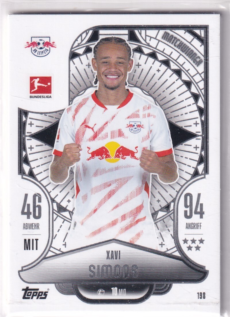 【1/1】Leaf シャビシモンズ　XAVI SIMONS 直筆　サイン　カード 50枚限定 2024-25 Topps シャビ・シモンズ 直筆サイン - メルカリ