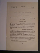 Government Report 1904 R W Bullock Payment for Mail Service Contractor Rte 5726
