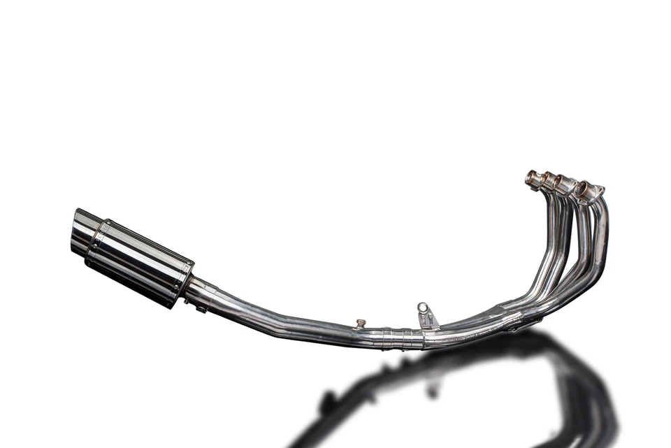 Silenciador escape completo acero inoxidable Honda CBR600 F4I 2001-2006 4-1 8" Foto 2 de 4