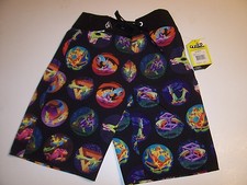 New Volcom youth boys board shorts swim trunks 4 way stretch 8 8S slim swimsuit
