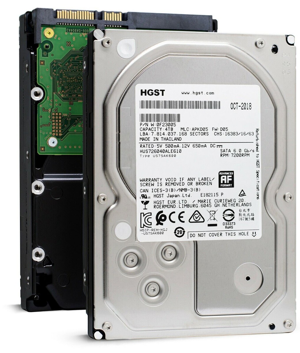 内蔵型ハードディスクドライブ Hitachi/HGST HUS726040ALA610 3.5 HDD 4TB 内蔵型ハードディスクドライブ Hitachi/HGST HUS726040ALA610
