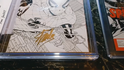 AMAZING SPIDERMAN 700 SKETCH CGC 9.8 SS STAN LEE x 3 QUESADA 1:200