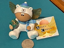 Angel Cheeks Guardian Angel Polar Bear 2019 Kirk's Kritters Russ Berrie & Co.