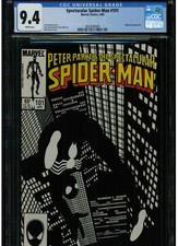 SPECTACULAR SPIDER-MAN #101 CGC 9.4 NEAR MINT WHITE PAGES 1985 WHIPLASH APPEARS
