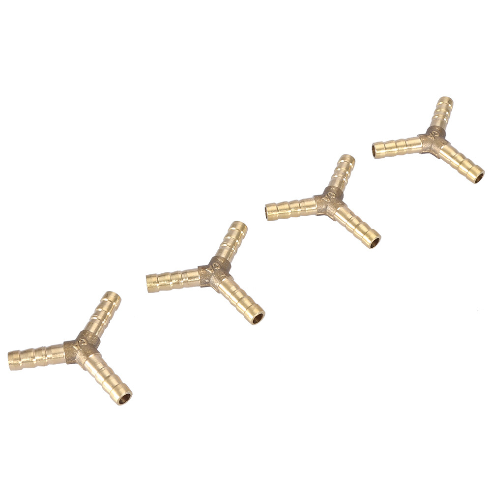 Connettore A T In Ottone Massiccio 8mm Per Tubi: Ideale Per Aria, Acqua, Carburante E Olio