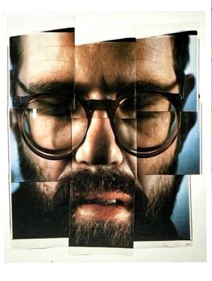 Chuck Close - Self-Portrait 1979 Whitney Museum Art Photo Card 2002