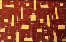 Andover Fabrics pattern 4026 Cosmo Cricket COGSMO Circuit Boards 1 yard Quilting