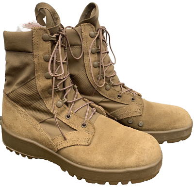 U.S. ARMY HOT WEATHER ARMY COMBAT BOOT COYOTE BOOTS, VIBRAM SOLE