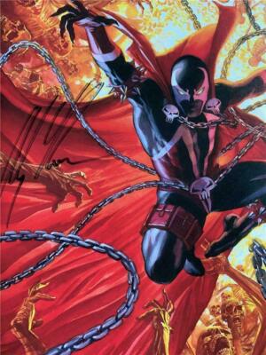 SPAWN #301 Exclusive Virgin Variant SIGNED by ALEX ROSS With COA