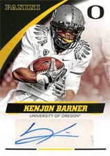 Kenjon Barner autographed Football Card 2015 Panini Team Collection #KB-ORE