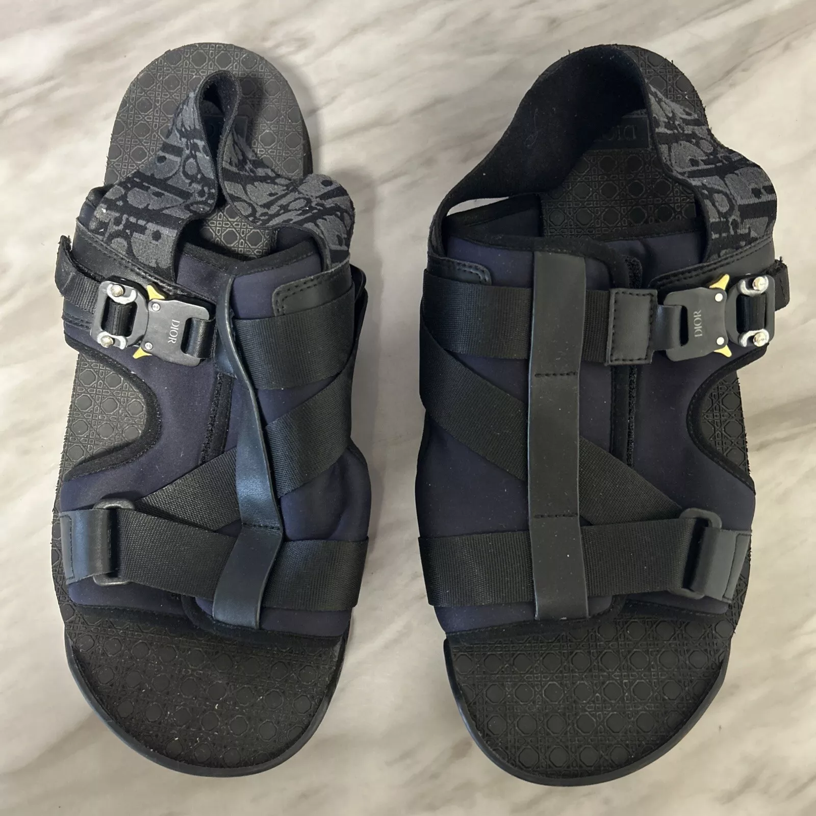 Sandales Dior Homme Noir EU44 ?Authentique