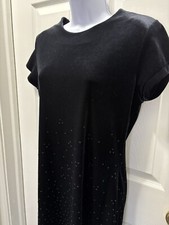 Vintage Lord and Taylor black Velvet dress Size 8