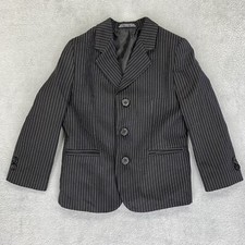 AMHERST Collection youth size 4T Reg suit jacket Black And White Stripes