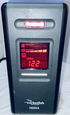 ROCKETFISH RF-1025VA, INPUT 120V,12A,60HZ UNINTERRUPTIBLE POWER SUPPLY BATTERY 