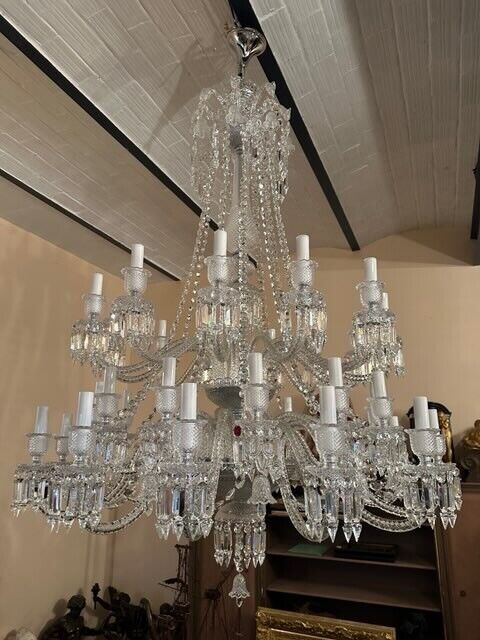Zenith Chandelier 36 Lights in Baccarat Crystal | eBay Zenith Chandelier 36 Lights in Baccarat Crystal | eBay