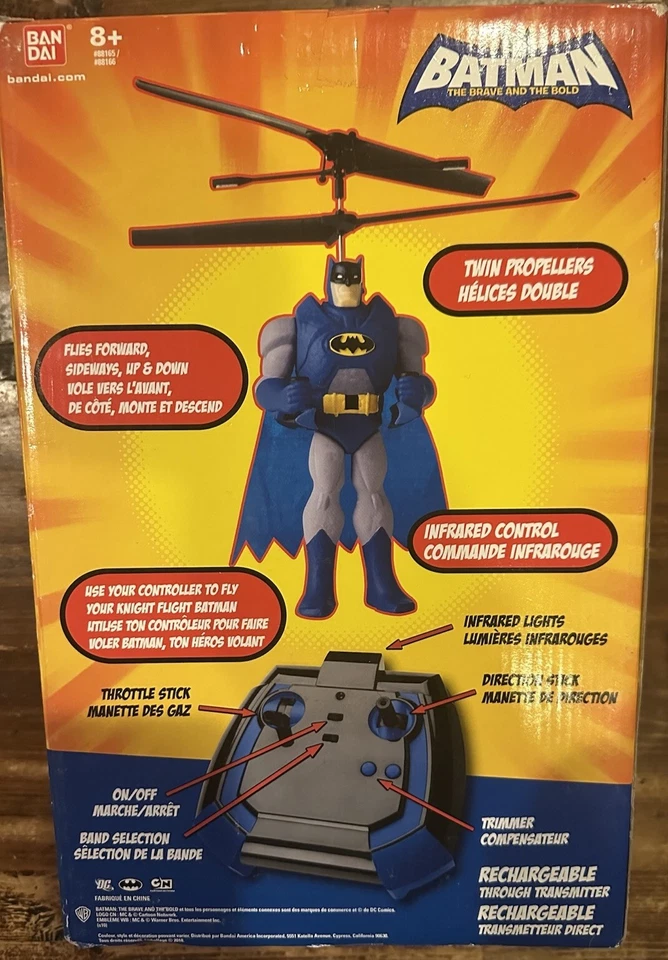 RC Radio Controlled Batman Helicopter Heli Knight Flight Brand New - Image 3 of 4