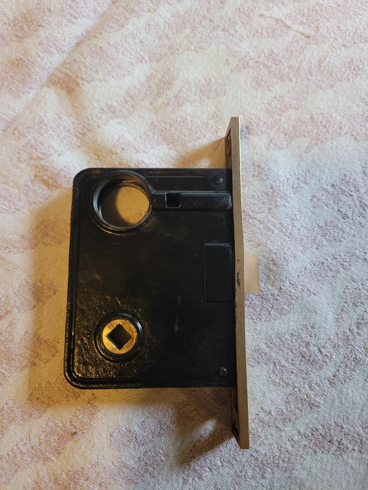 Cerradura de mortaja antigua Corbin 1323 excelente estado Foto 4 de 4