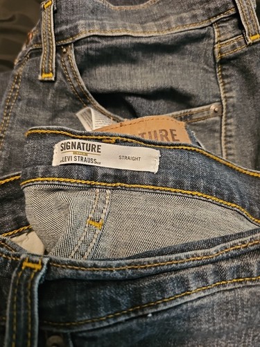 Bundle Lot 4 Levi Strauss Signature Jeans 32x30 32 X 30 Straight Nice Shape! - Picture 2 of 6