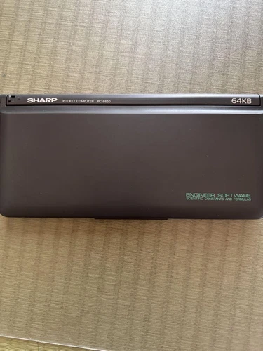 Sharp PC-E650 Pocket Computer Controller Used, Good Condition
