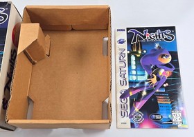 NIGHTS INTO DREAMS CONTROL PAD BUNDLE COMPLETE CIB Reg Card VGC Disc Sega Saturn