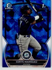Edryn Rodriguez 2023 Bowman Chrome Sapphire Prospects BCP-185 Seattle Mariners