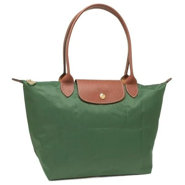 Longchamp Green Bags & Handbags Nylon Exterior for Women for sale
