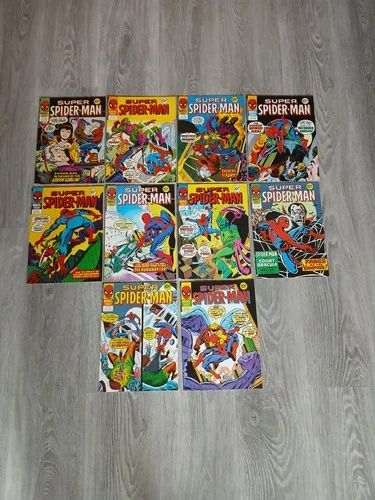Spider Man Marvel Comic Bundle Vintage Book 302 297 295 294 293 292 291 290 289
